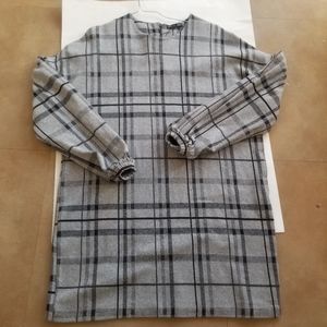 Zara  plaid dress S